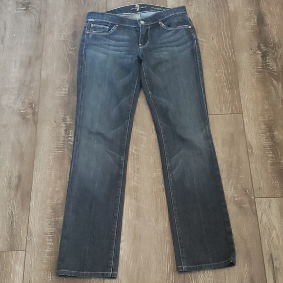7 for all mankind straight leg Jean's 26 - Picture 2 of 6